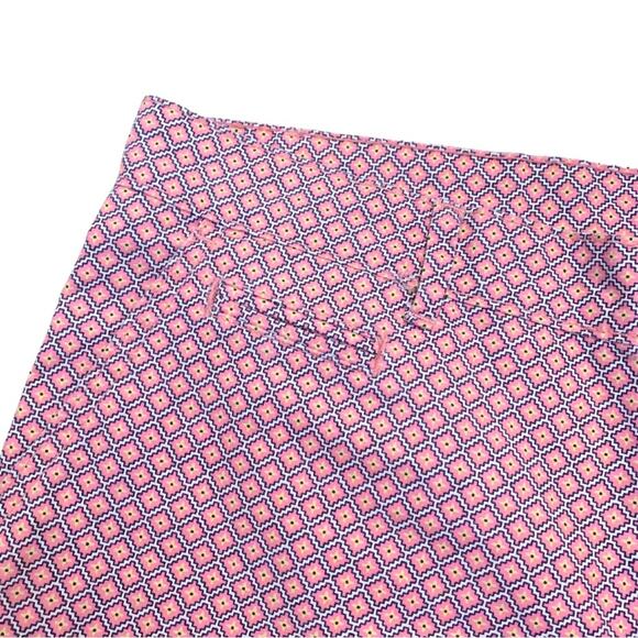 NWT Gap Low Rise Pink Print Summer Shorts Cotton Size 10 Pattern - Picture 2 of 9